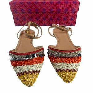 Tory Burch Isle Ankle Strap Sandal Sz 9 NEW